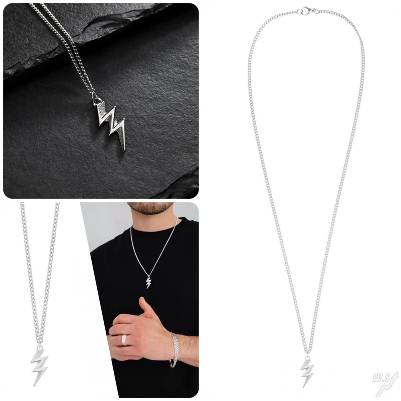 Colar Masculino Corrente de Aço Inox Prata Antialérgico Não Enferruja – Estilo e Durabilidade