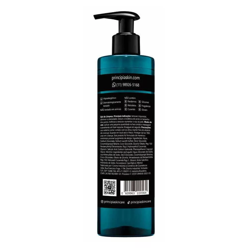Gel de Limpeza Principia 2% Ácido Salicílico + 5% Glicerina com 350g™