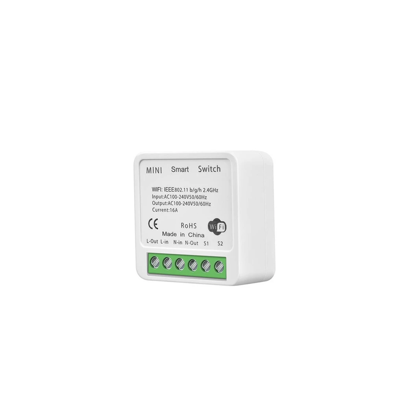 1 Módulo Interruptor Inteligente Wi-Fi Tuya 1 Canal – Controle via App, Alexa e Google Home